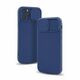 Case SAMSUNG GALAXY A12 Silicone with Camera Cover Nexeri Silicone Lens dark blue 5902537080096