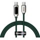 Kabel USB Baseus USB-C - USB-C 1 m Zielony (BSU2774GRN)