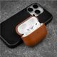 Fixed Fixed | Earbuds Case with MagSafe Support | Apple AirPods Pro 2/Pro 2 (USB-C) | Brown | Leather