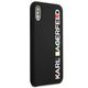 Karl Lagerfeld KLHCPXBHWHBK Apple iPhone XS/X hardcase black Glossy Bauhaus