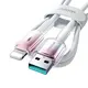 Joyroom S-A42 Crystal-Clear Series 3A USB-A / Lightning cable 1.2m white