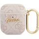 Guess Etui ochronne GUA24GSMP 4G Script Metal Collection do AirPods 1/2 różowe