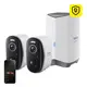 Baseus N1 2K Outdoor camera set of 2 (White)