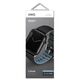 UNIQ Linus strap Apple Watch 4/5/6/7/SE/8/9/Ultra 44/45/49mm Airosoft Silicone black/midnight black