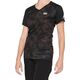 100% Koszulka damska 100% AIRMATIC Women's Jersey krótki rękaw black floral roz. L (NEW 2021)