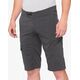 100% Szorty męskie 100% RIDECAMP Shorts Charcoal roz.28 (42 EUR)