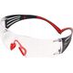 3M 3M 7100148026, Safety goggles, Grey, Red, Transparent, Polycarbonate (PC), Polycarbonate, Box