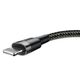 Baseus USB to Lightning Cable, 2A, 3m - Baseus (CALKLF-RG1) - Black / Grey 6953156296305 έως 12 άτοκες Δόσεις