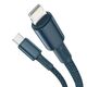 Baseus High Density Braided Cable Type-C to Lightning, PD,  20W,  2m (blue) 6953156231962