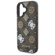 Original Case IPHONE 16 Guess Hardcase IML Peony On 4G Background MagSafe brown 3666339303051