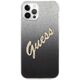 Original Case IPHONE 12 PRO MAX 6,7" Guess Hardcase Glitter Gradient Script GUHCP12LPCUGLSBK black 3700740494721