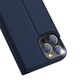 Case IPHONE 13 PRO with a flip Dux Ducis Skin Leather navy blue 6934913048986