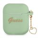 Original Case APPLE AIRPODS Guess Silicone Charm Heart Collection (GUA2LSCHSN) green 3666339039066