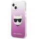 Original Case IPHONE 13 MINI Karl Lagerfeld Hardcase Choupette Head (KLHCP13SCTRP) pink 3666339027971