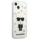 Original Case IPHONE 13 MINI Karl Lagerfeld Flower Ikonik Karl (KLHCP13SHFLT) transparent 3666339049843