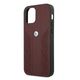 Original Case IPHONE 12 / 12 PRO BMW Hardcase Leather Curve Perforate (BMHCP12MRSPPR) red 3666339010874