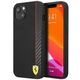 Original Case IPHONE 13 MINI Ferrari Hardcase On Track Carbon Stripe (FESAXHCP13SBK) black 3666339026554