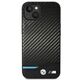 Original Case IPHONE 14 BMW Leather Carbon (BMHCP14S22NBCK) black 3666339067168