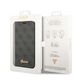 Original Case IPHONE 14 PRO Guess Book 4G Vintage Gold Logo (GUBKP14LHG4SHK) black 3666339083182