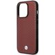 Original Case IPHONE 14 PRO MAX BMW Leather Diamond Pattern MagSafe MagSafe (BMHMP14X22RFGR) burgundy 3666339088934