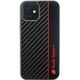 Original Case IPHONE 12 / 12 PRO Audi Carbon Fiber Stripe (AUS-TPUPCIP12P-R8/D1-BK) black 6955250224482