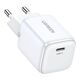 Charger UGREEN 15324 Nexode mini, USB-C, PD3.0, QC4.0, GaN, 20W (white) 6941876213245