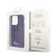 Original Case IPHONE 14 PRO Guess Hardcase Sequin Script Metal (GUHCP14LPSFDGSU) purple 3666339176204