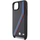 Original Case IPHONE 15 PLUS / 14 PLUS BMW Hardcase M Edition Carbon Tricolor Lines & Strap (BMHCP15M23PSVTK) black 3666339235666