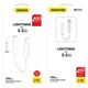 Dudao audio adapter headphone adapter Lightning to mini jack 3.5mm white (L16i white)