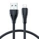 Cable Joyroom USB-A/Lightning 2.4A 0.25m black