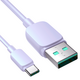 Joyroom S-AC027A14 USB-A/USB-C Cable 3A 1,2m purple