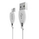 Dudao cable micro USB cable 2.4A 2m white (L4M 2m white)