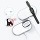 Choetech T317 Wireless Charger Qi 2in1 to phone/Apple Watch (MFI) USB-C white