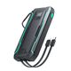 Joyroom JR-L017 powerbank 10000mAh 22.5W with built-in USB-C, Lightning cables black