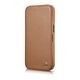 iCarer CE Premium Leather Folio MagSafe Apple iPhone 14 Pro Max brown