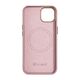 iCarer Litchi Premium Leather MagSafe Apple iPhone 14 pink