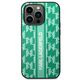 Original Case IPHONE 14 PRO Karl Lagerfeld Hardcase Monogram Stripe green 3666339084981