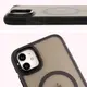 Bizon Case Eclipse Apple iPhone 11 smoky with a black frame