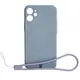 Bizon Case Silicone MagSafe Sq Apple iPhone 12 Mini grey