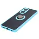 Bizon Case Hybrid Ring Oppo A58 4G smoky with a light blue frame