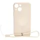 Bizon Case Silicone MagSafe Sq Apple iPhone 13 Mini beige