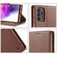 Bizon Case Wallet Samsung Galaxy A73 5G dark brown