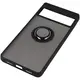 Bizon Case Hybrid Ring Google Pixel 7 Pro smoky with a black frame