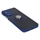 Bizon Case Hybrid Ring Xiaomi Poco X5 / Redmi Note 12 5G smoky with a navy blue frame