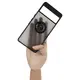 Bizon Case Hybrid Ring Google Pixel 7 Pro smoky with a black frame