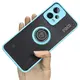 Bizon Case Hybrid Ring Xiaomi Poco X5 / Redmi Note 12 5G smoky with a light blue frame