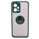 Bizon Case Hybrid Ring Xiaomi Poco X5 / Redmi Note 12 5G smoky with a dark green frame