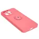 Bizon Case Silicone Ring Sq Apple iPhone 15 Pro Max dirty pink