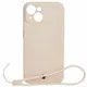 Bizon Case Silicone Magnetic Apple iPhone 15 beige