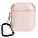 Bizon Case Headphone Clear Airpods 1/2 clear-pink